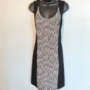 NWT Liz Lange Black & White Snake Print Dress